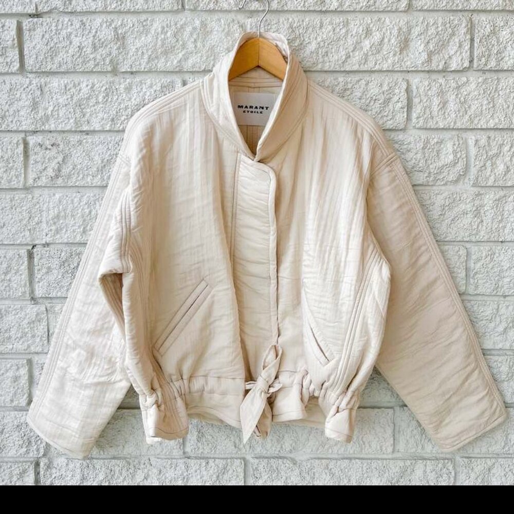 Isabel Marant Étoile Selane Quilted Jacket SS25 Size 42 Like New